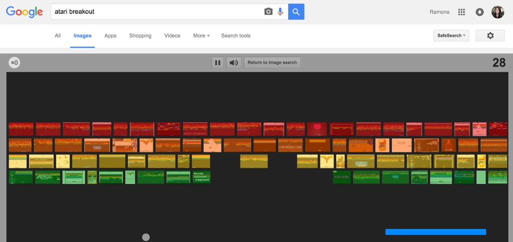 Google Images Atari Breakout